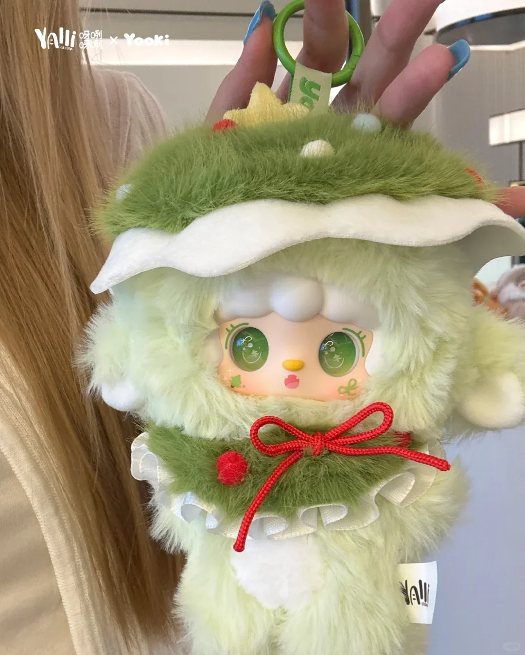 

Yooki Jingle Bells Christmas Series Blind Box Cute Vinyl Backpack Pendant Desktop Ornament Trendy Mystery Gift Toy