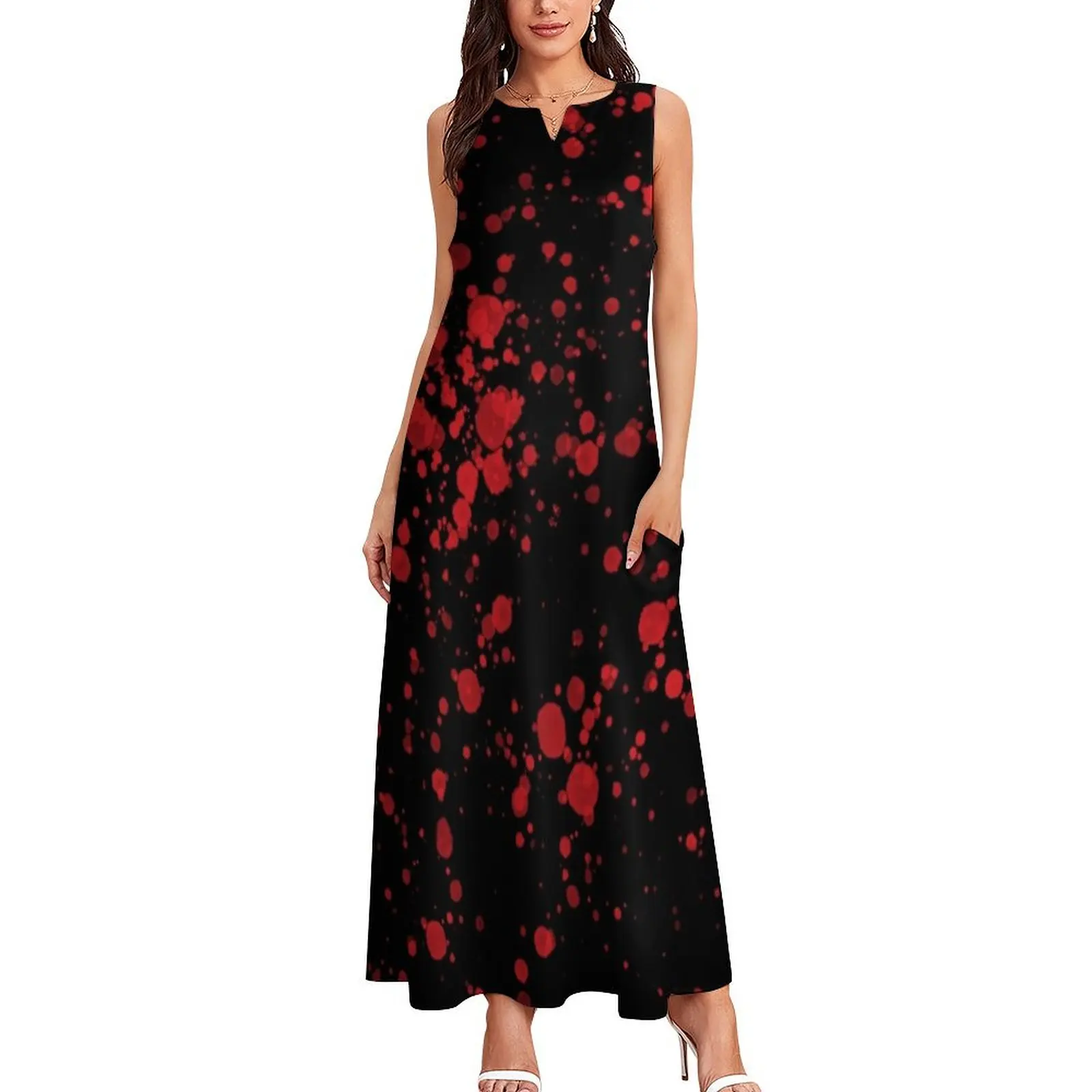 Blood Splatter Long Dress dresses for woman dresses for women summer dresses women 2025 cute dress