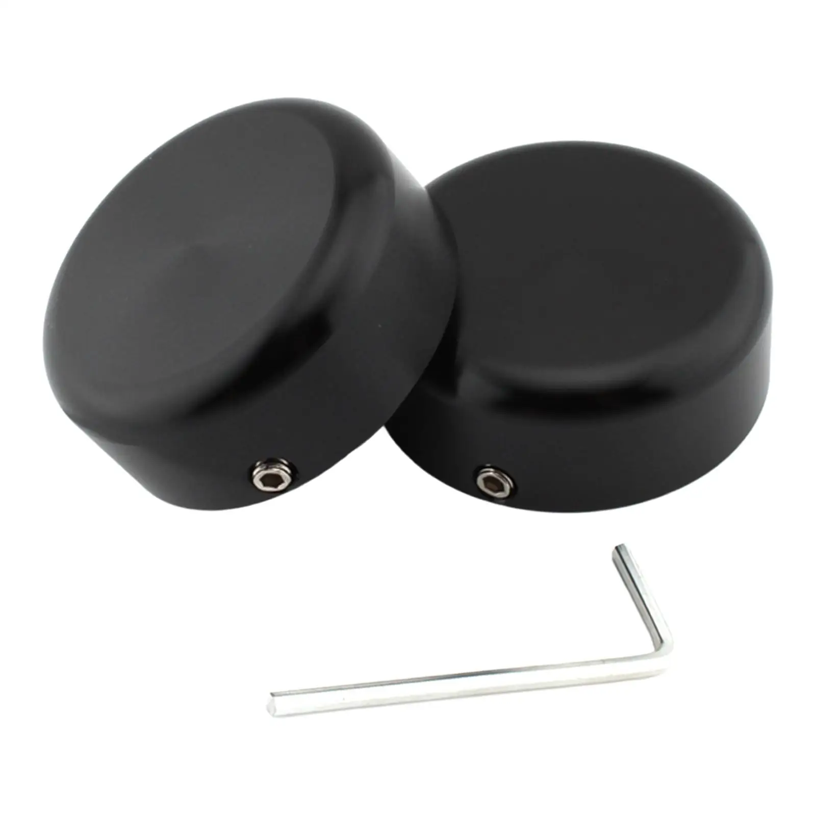 2x Upper Fork Stem Nut Cap Covers for Sportster S 1250 Easy Installation Accessory