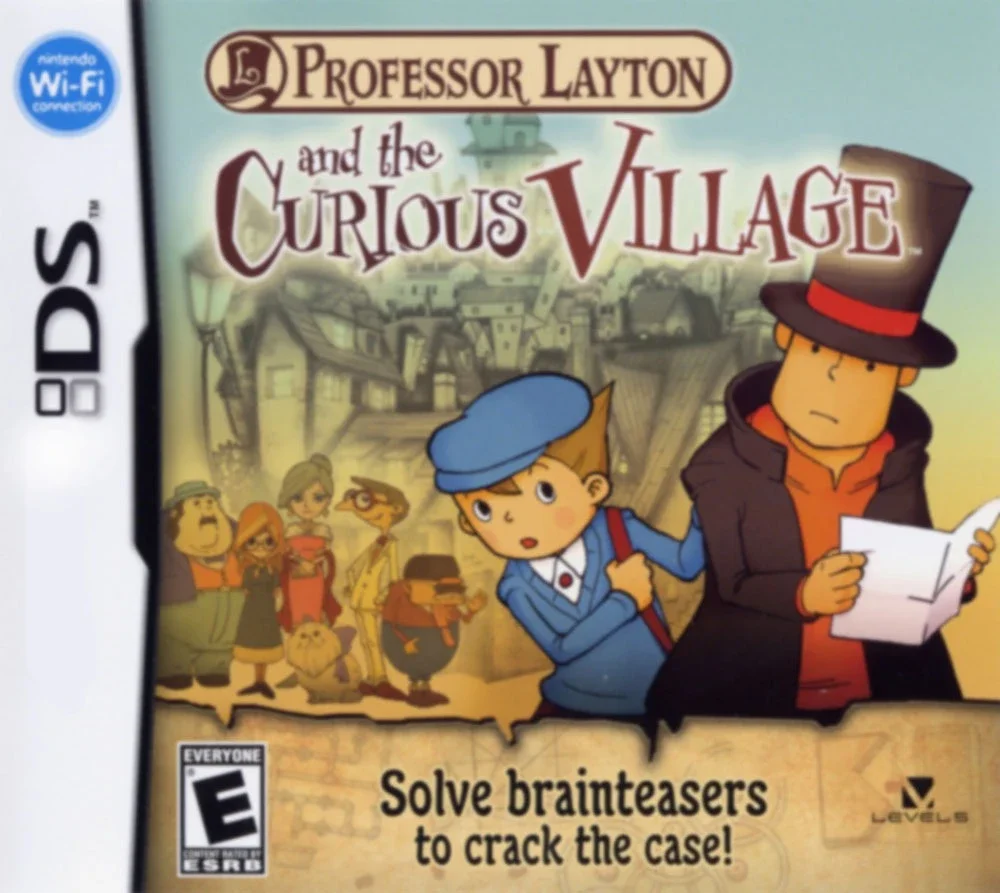 

Игровая карта Professor Layton серии DS Curious Village Last Spectre, картридж для видеоигр, версия США (карта R4) для NDS 3DS 2DS
