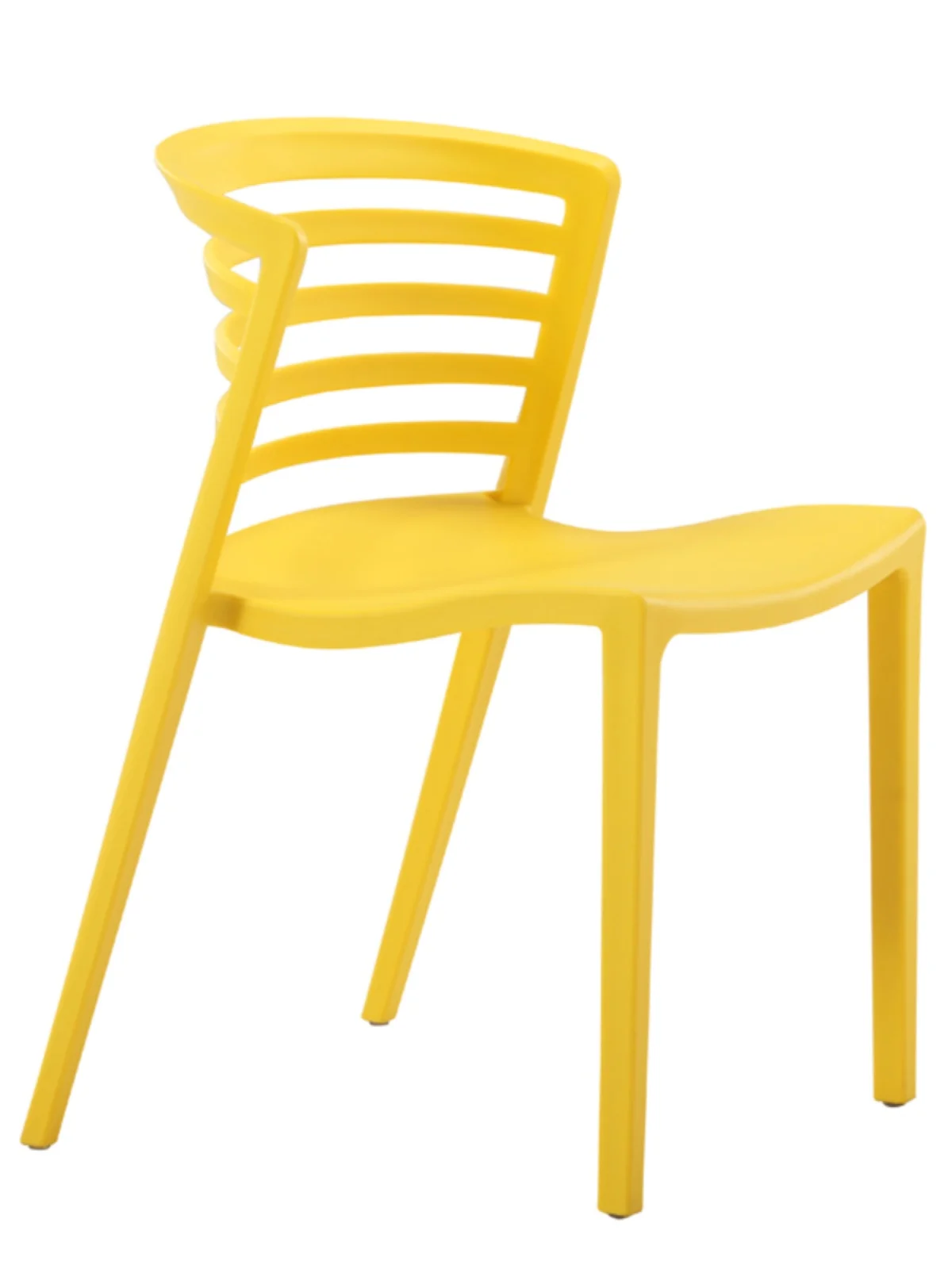 Silla apilable de plástico,