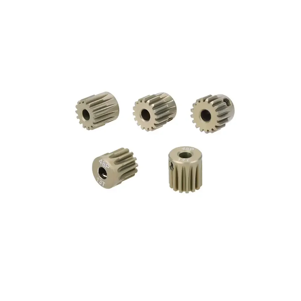 48DP 3.175mm Aluminum Metal Pinion Motor Gear 13T-20T 21T-25T 26T-30T 31T-40T 41T-48T For 1/10 RC Cars Truck Drift Model Motor image 2