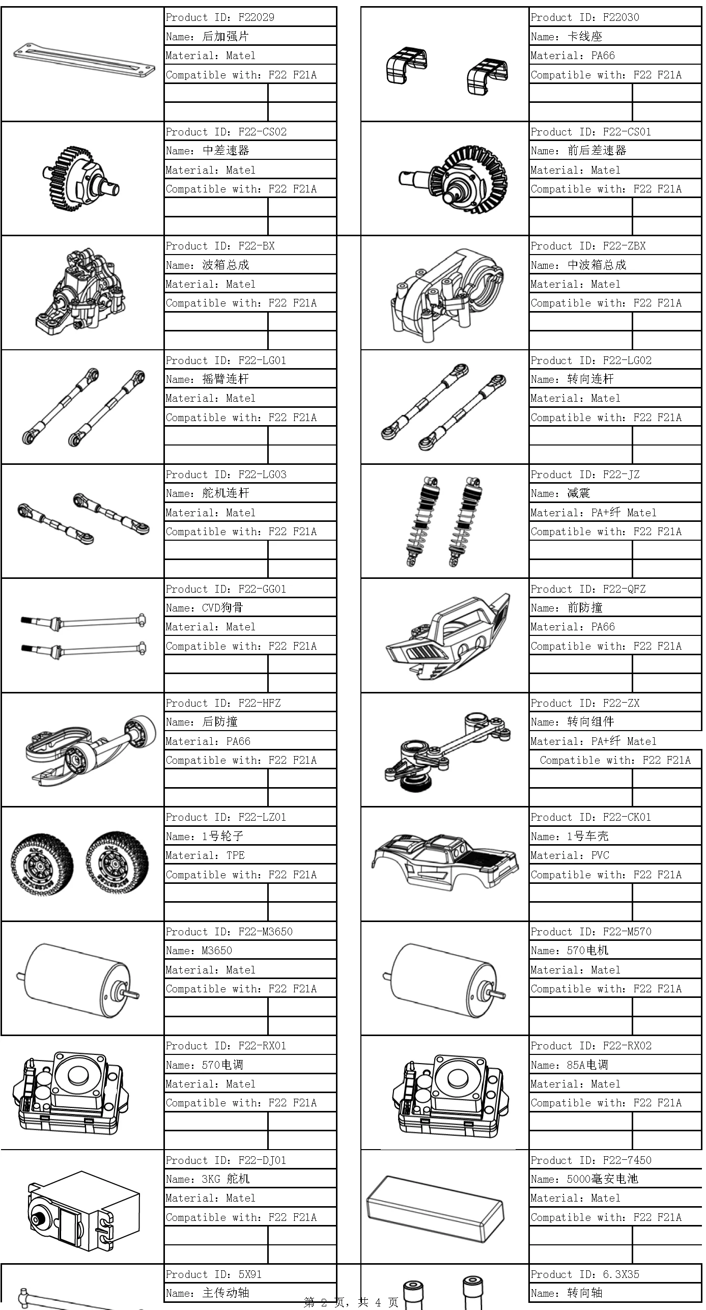 EBOYU F21A F21B F21 F22 RC Car Full Accessories Parts Extra Body Shell for F21A F21B F22 4WD High Speed RC Car Replacement Parts