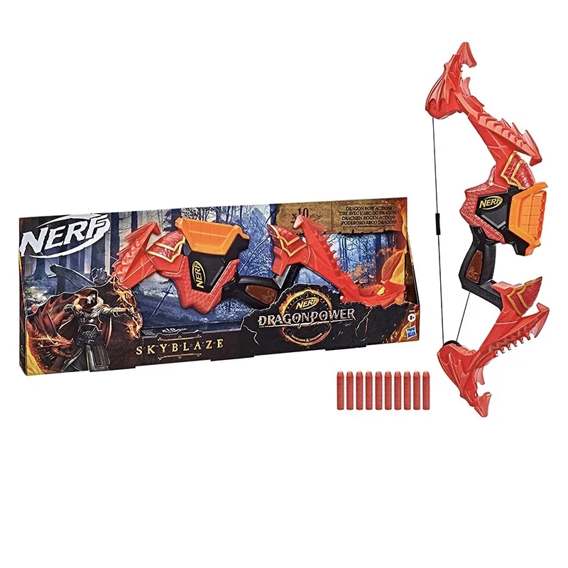 Hasbro Heat Nerf Dungeons & Dragons DragonPower Skyblaze Bow Box Desktop Case Presents A Boy's Birthday Gift