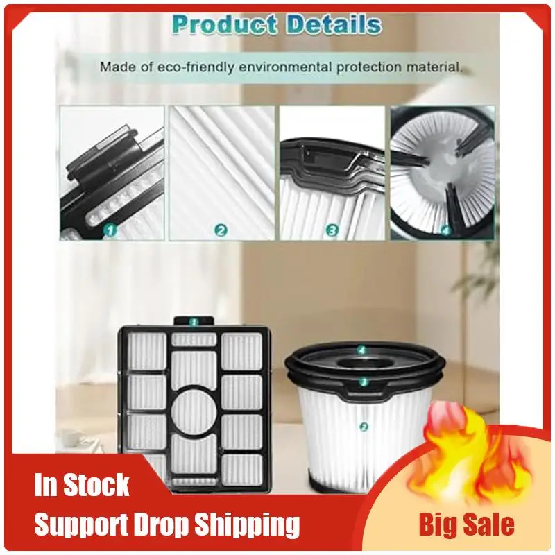 

Top Deals HEPA Filter Replacement For Shark BU3523 Clean Lightweight Cordless Stick And BU3521 Clean And Empty Cordless Stick