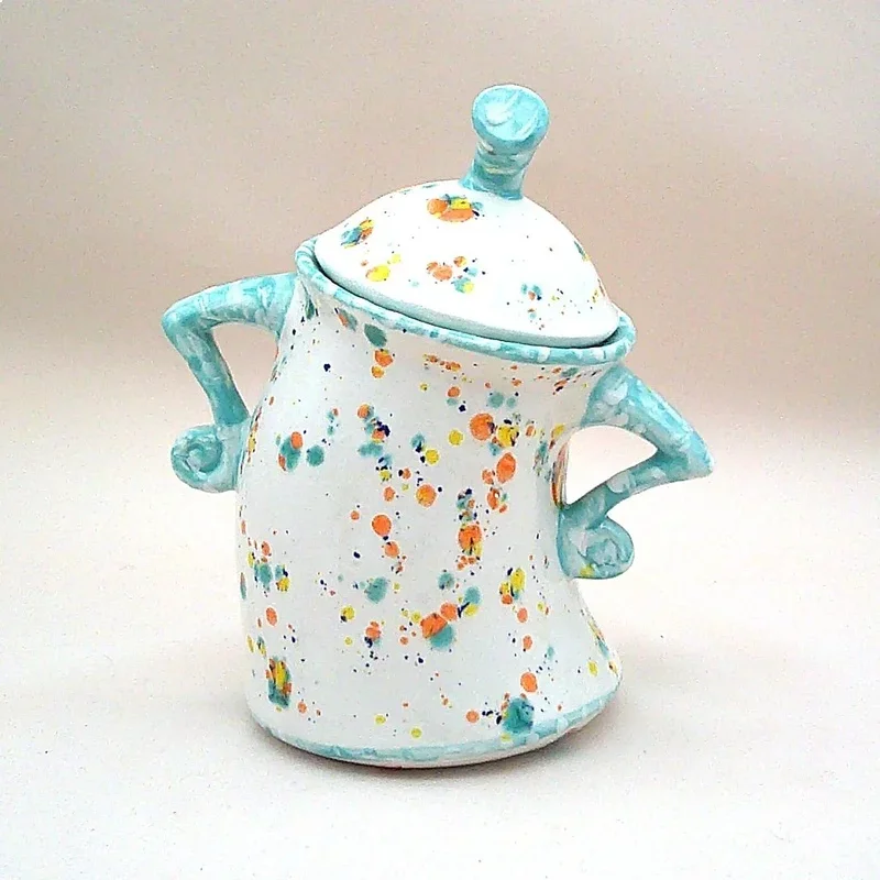 Attitude Jar Figurine Hands on Hips Cute Canister Sculpture for Home Desk Decor Creative Tabletop Gift Sassy Storage Container