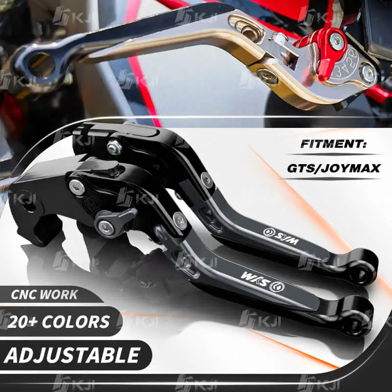 

For SYM JOYMAX GTS 125/200/250/300 2006-Present Clutch Lever Brake Lever Set Adjustable Folding Handle Levers Motor Accessories