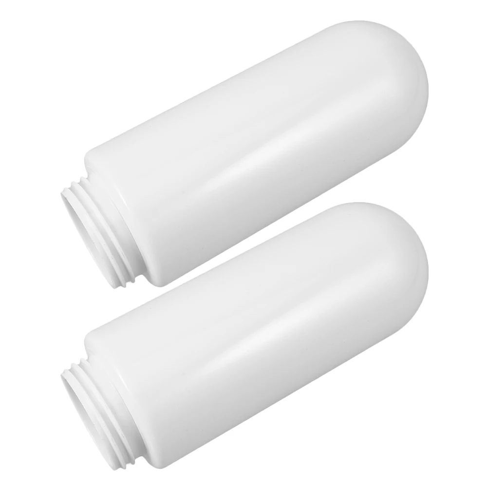 

2pcs Waterproof Acrylic Lampshade Stylish Cylindrical Shades Globes Garden Replacement Outdoor Lighting Enhancer Durability Easy