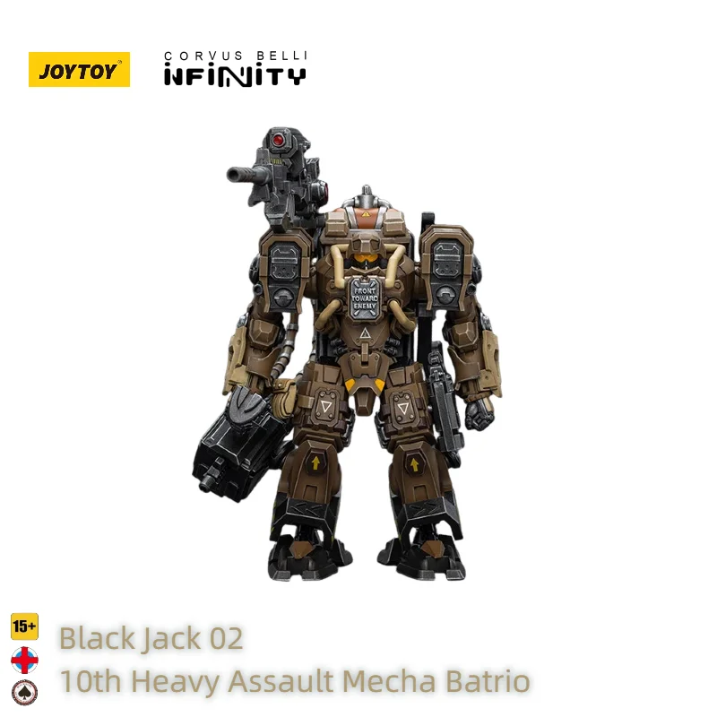 

In Stock 1/18 Scale JOYTOY INFINITY Ariadna Black Jack 02 10th Heavy Assault Mecha Batrio JT9763 Fully Articulated Action Figure