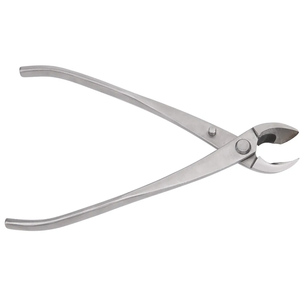 Professional Stainless Steel Branch Cutter Siliver Round Edge Bonsai Scissors Multifunctional Ergonomic Handle Pruning Shears