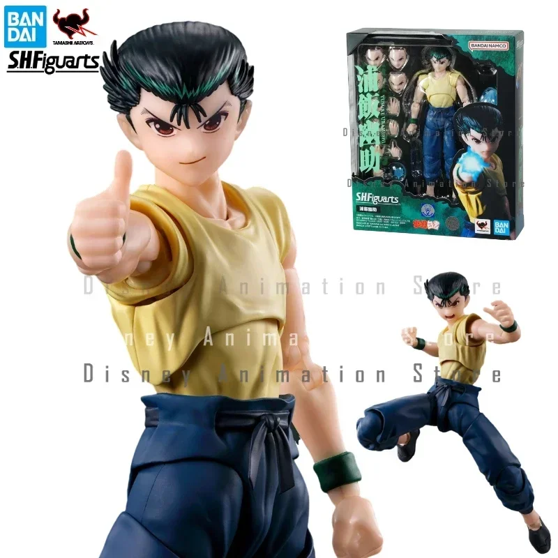 In Stock 100% Original Bandai S.H.Figuarts SHF Yusuke Urameshi in Stock Anime Action Collection Figures Model Toys Hobby