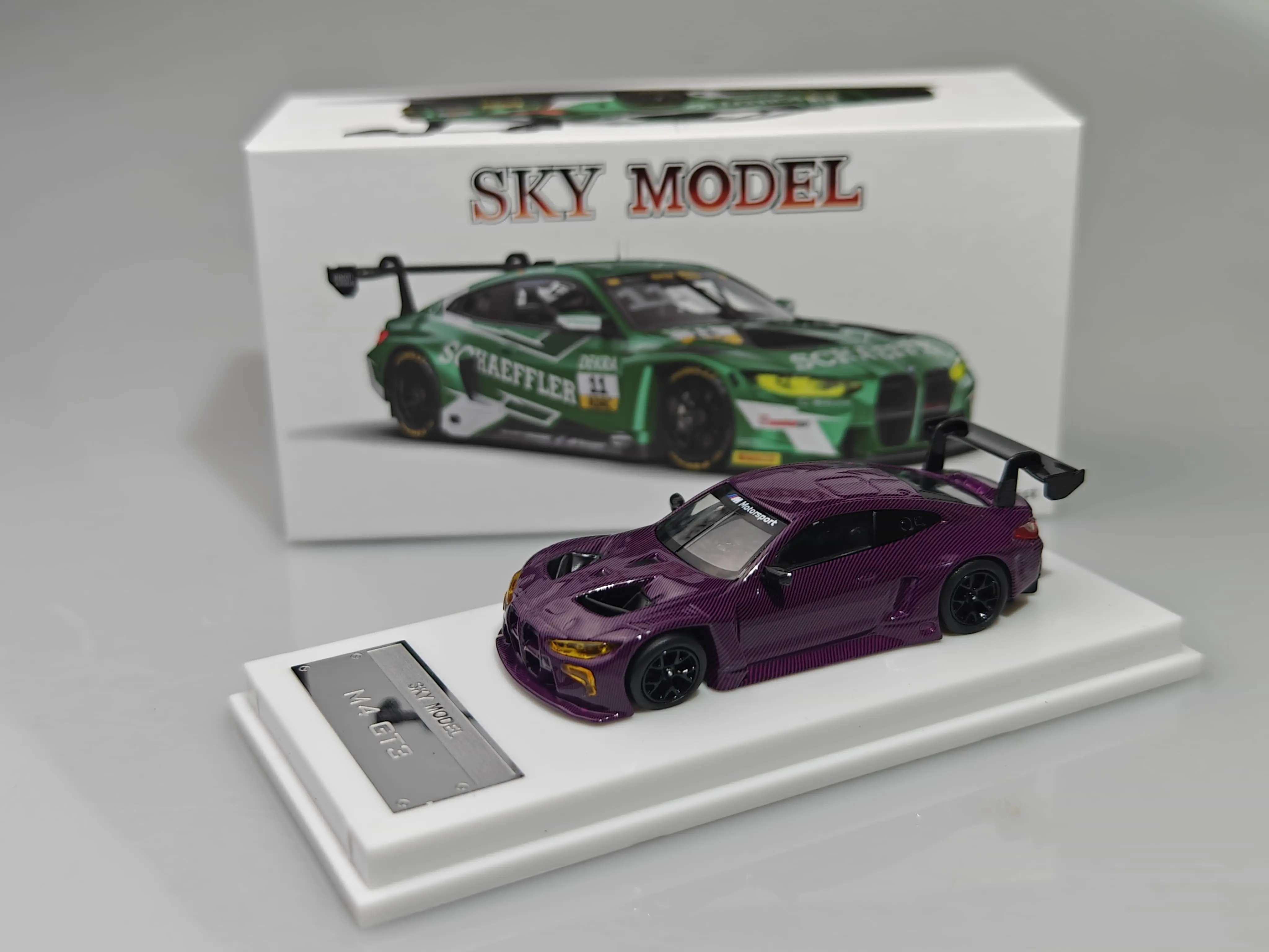 1:64, MYSTERIOU M4 GT3 Carbon Fiber Edition, alloy die-cast