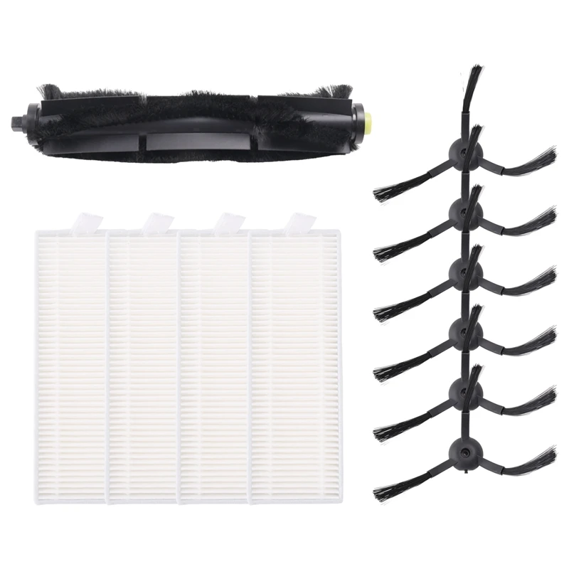 For 360 Robot Vacuum Cleaner S10 X100 Max Replacement Spare Parts Accessories Main Brush Side Brush Hepa Filter-AT35