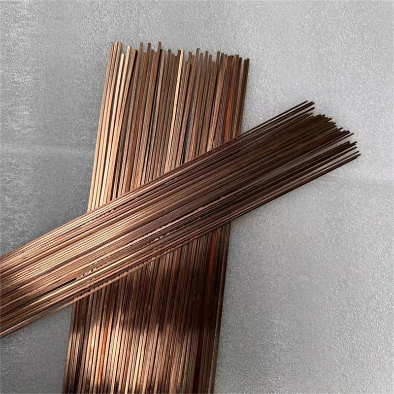 

T2 Copper Square Bar Rod Red Copper Flat Bar Strip Pure CNC Metal Material 1mm to 15mm Thickness