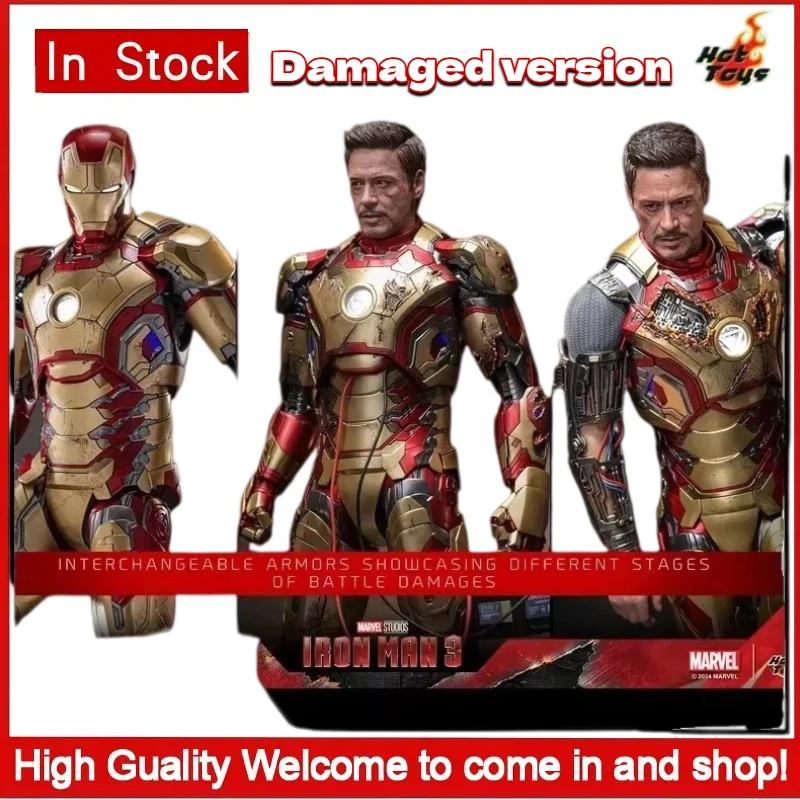 

Damaged Version Hot Toys Ht 1/6 Iron Man Mms759d Mk42 2.0 Luxury Special Edition Desktop Ornament Christmas Birthday Gift