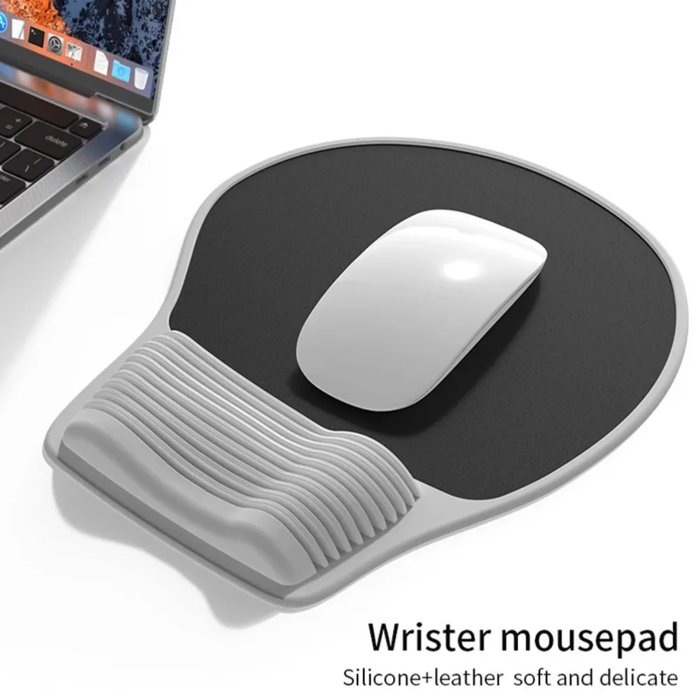 

Relieve Wrist Pain Ergonomics Silicone Mouse Pad Comfortable Anti-slip Wrist Rest For PC Laptop Computer Accessoires Office Game