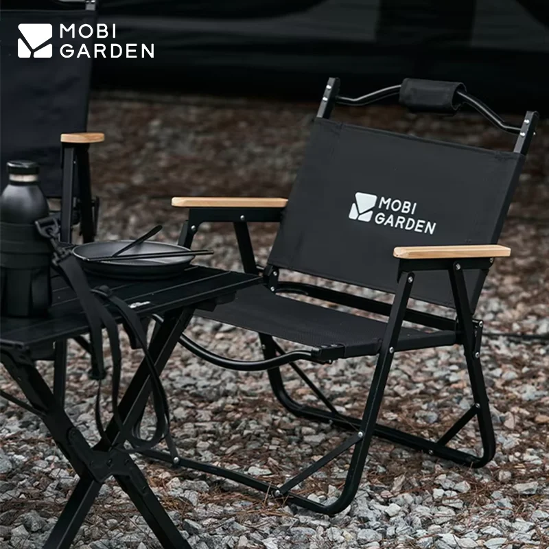 MOBI GARDEN Lightweight Aluminum Alloy 600D Oxford Cloth Folding Low Recliner Chair PRO Portable Outdoor Camping Picnic Chair