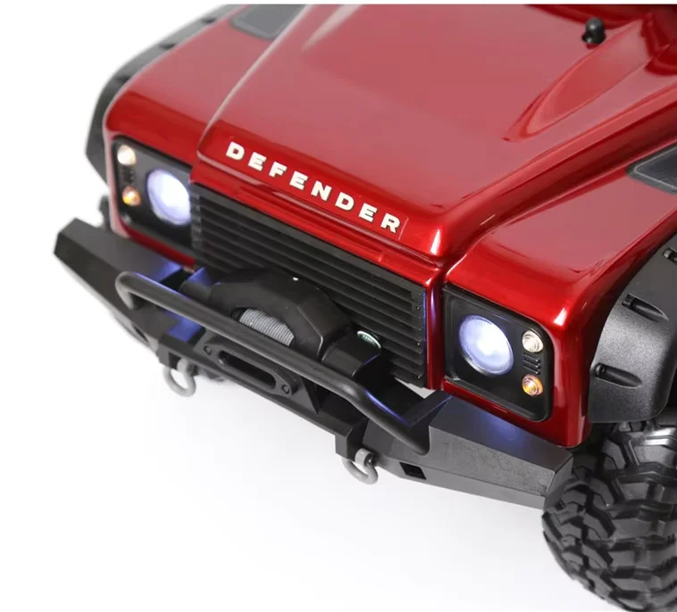YEAHRUN 1/2pcs RC Car Logo Sticker For 1/8 1/10 TRX-4 Defender D90 D110 Scale Adhesives Decals DIY Decoration Parts