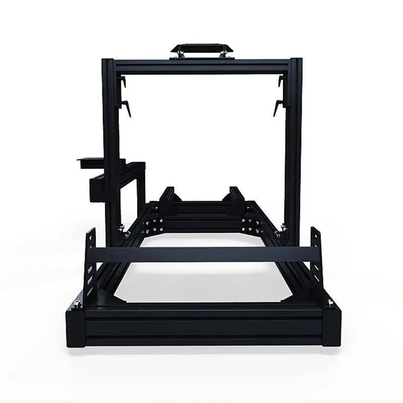Diy Sim Racing Cockpit Aluminum Profile Car Gaming Simulator Motion Sim Rig Prime Lite Cockpit with Big Screen Monitor Stand