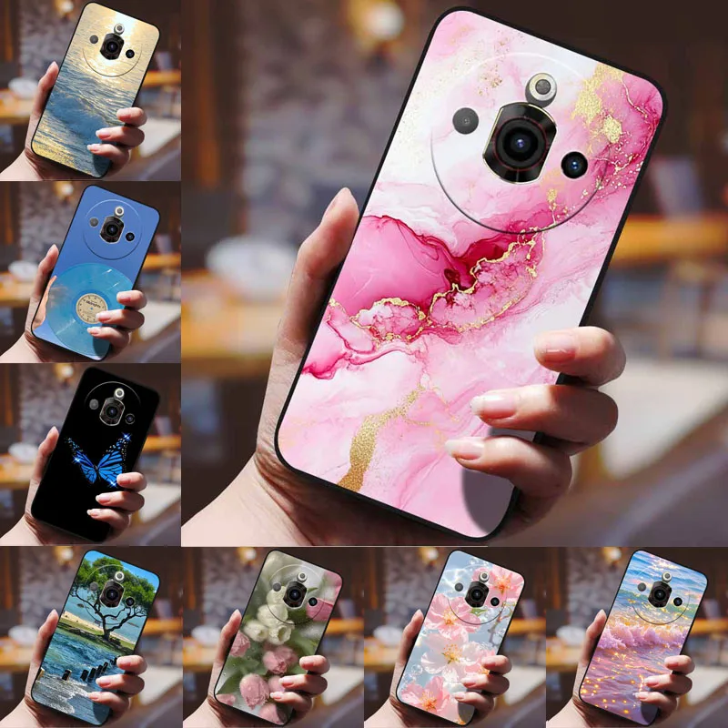 For ZTE Nubia Focus Pro Phone Case Popular Painted Covers For Nubia Focus Pro 5G Back Cover Soft TPU Silicone Case Colorful Capa
