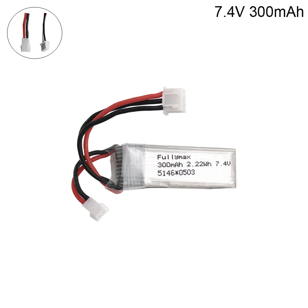 Battery for WLToys F959 XK DHC-2 A600 A700 A800 A430 spare parts 7.4V 300mah 2S battery for WLToys F959  airplane parts