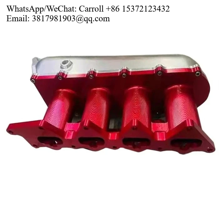 

Cnc Machining Custom Made Billet Intake Manifold Made By 5 Aixs CNC Machine