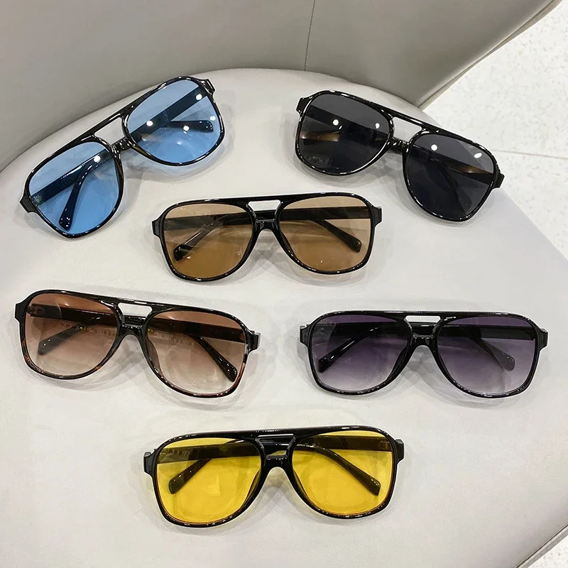 KAMMPT Vintage Pilot Sunglasses Man Woman 2022 Fashion Popular Ins Shades Luxury Brand Designer Male Female Driving Eyewear