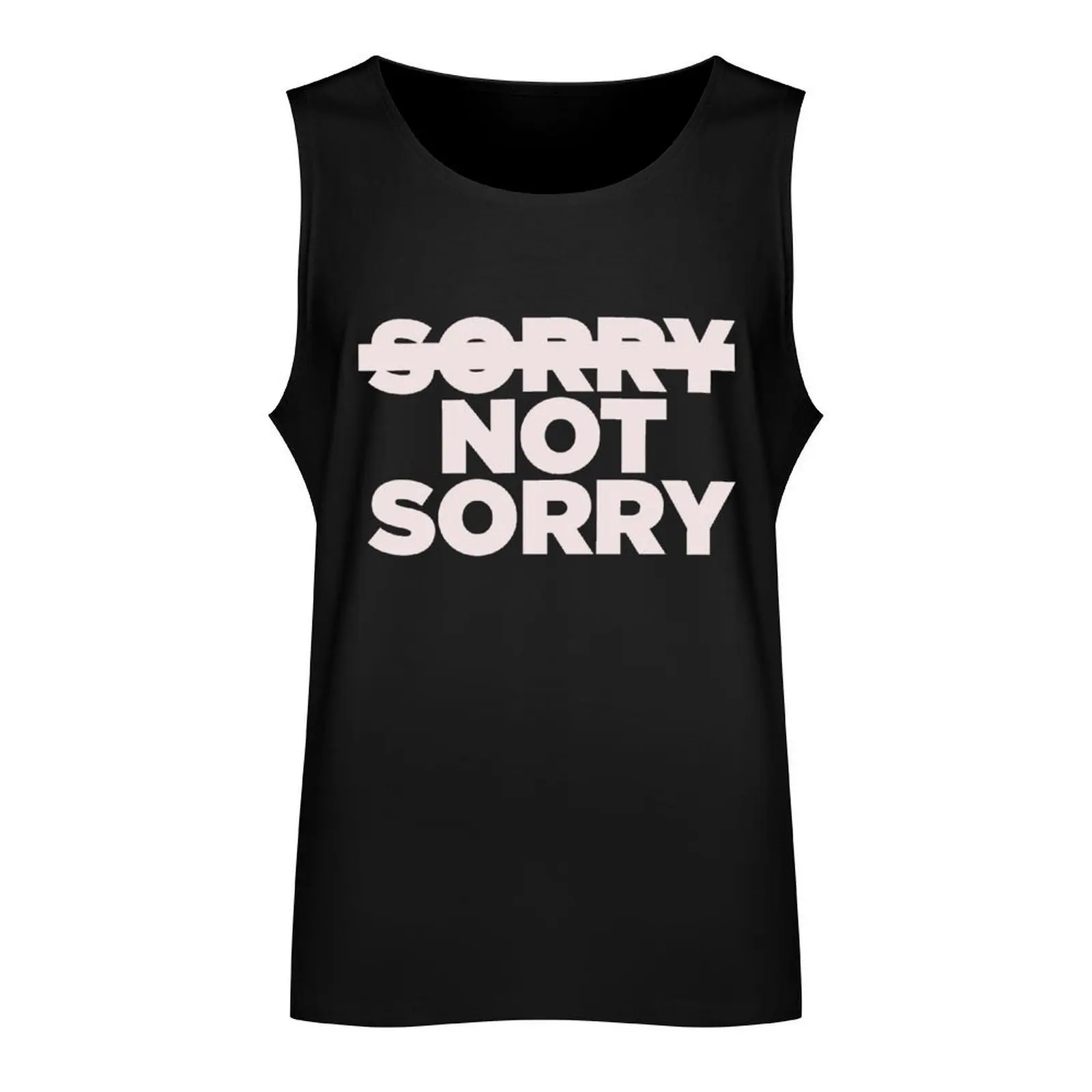 Demi Lovato 'Sorry Not Sorry' Tank Top man vest cotton t-shirts man Working vest