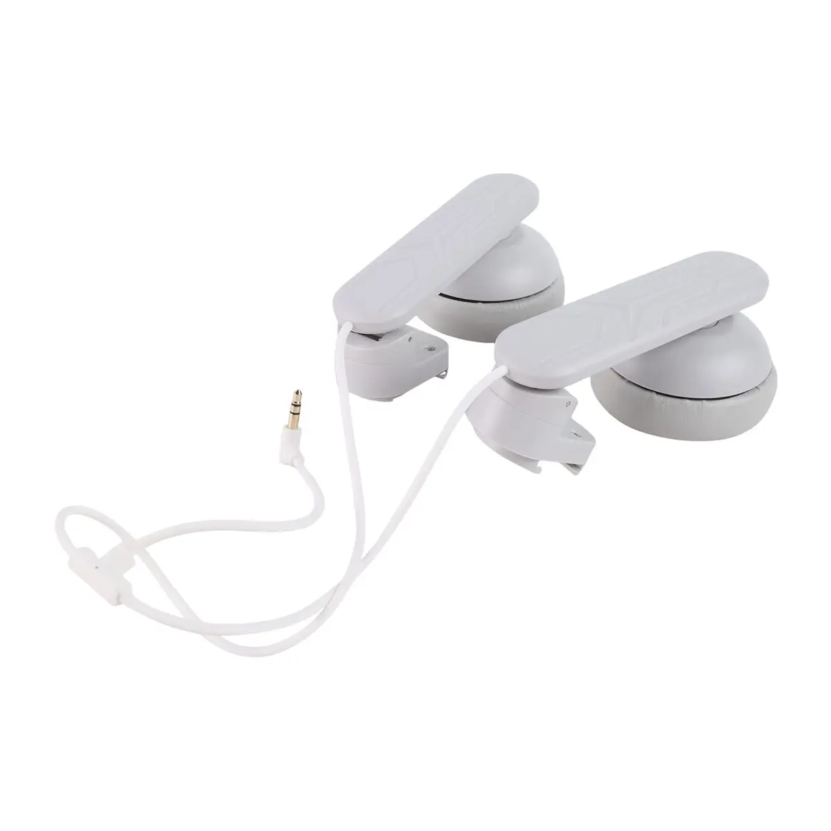 ABAN Clip-on Hanging Headphones Comfortable Sound Enhancer White for 2/ 3 VR Headsets Enhance Pleasure