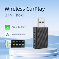 2024 New Mini Box Wired to Wireless Carplay&Android Auto Box 2in1 Adapter Plug&Play Auto Connect ﻿Smart Box For Toyota BENZ etc.