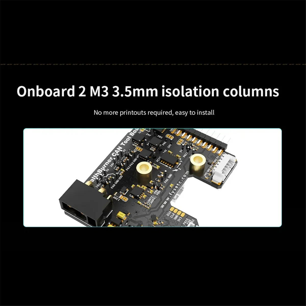 

Встроенная плата инструментов AA41T SB COMBO V2 StealthBurner CAN и USB TMC2209 с вспомогательной платой для Voron SB Hotend