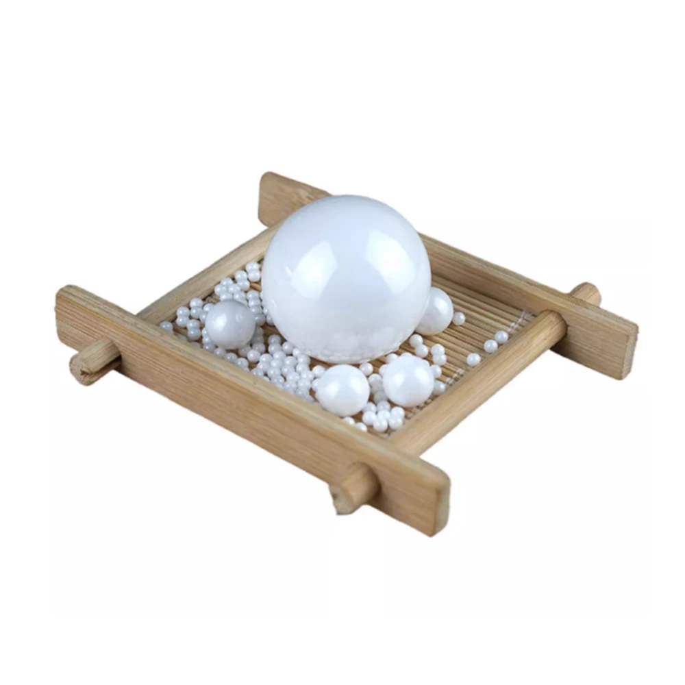G5 Zirconia Ceramic Balls ZrO2 Material HV1300 Hardness 1.0-31.75mm for Precision Bearings, Wear/Corrosion-Resistant