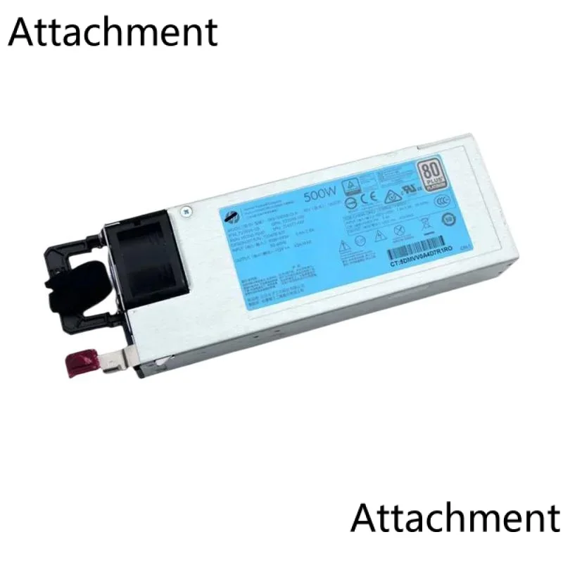 

For HP DL360 DL380 DL388 DL560 ML350 Supply 500W 723594-001 754377-001 723595-101 720478-B21 HSTNS-PC40