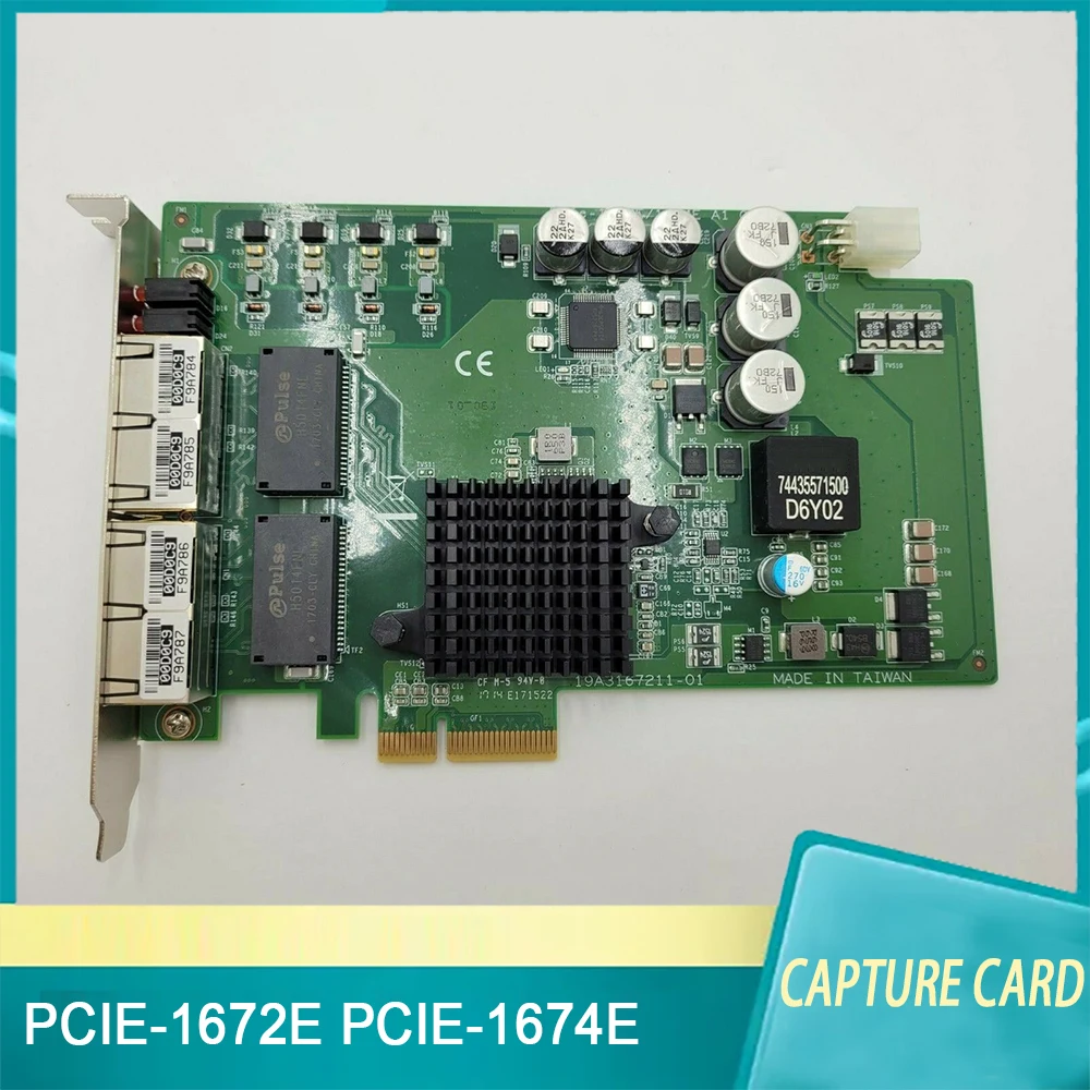 1Pcs PCIE-1672E PCIE-1674E 4-Port Visual Image Capture Card