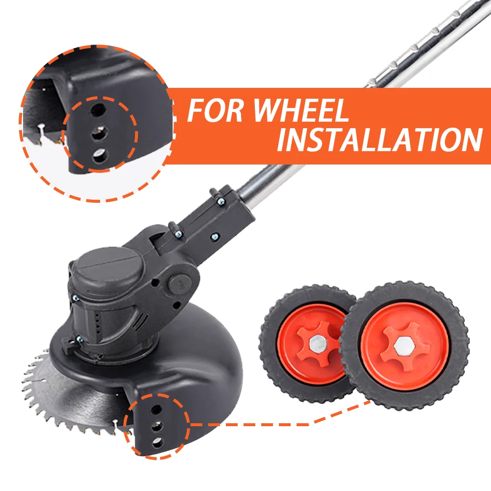 Imagem -05 - Elétrica Cordless Grass Trimmer Portátil Cortador de Grama Cortador Ajustável Weeder Poda sem Bateria Jardinagem Ferramenta para Makita 18v