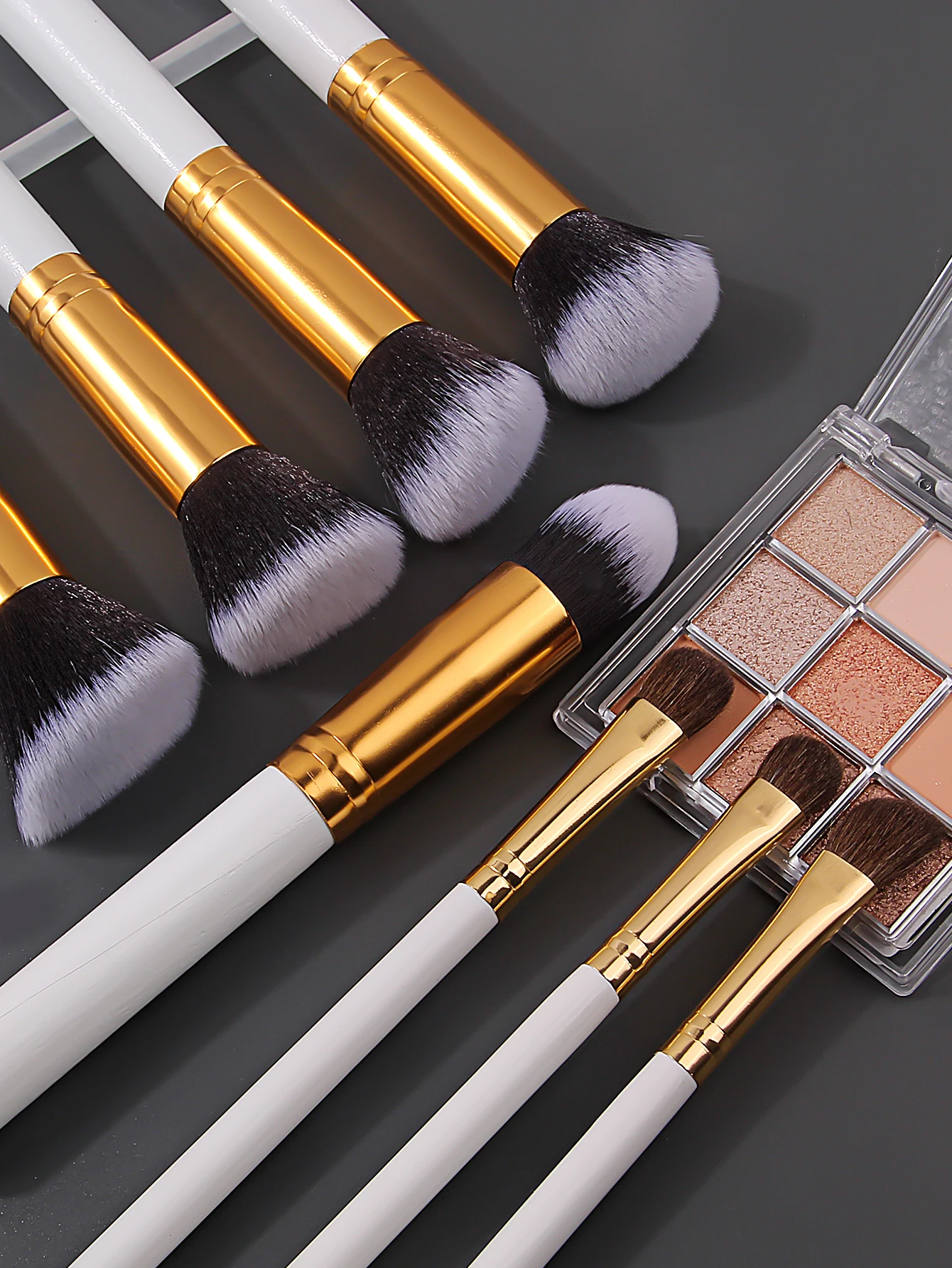 17-piece woodblock soft makeup brush set, loose brush, contouring brush, eyeshadow brush, multi-purpose beauty tools