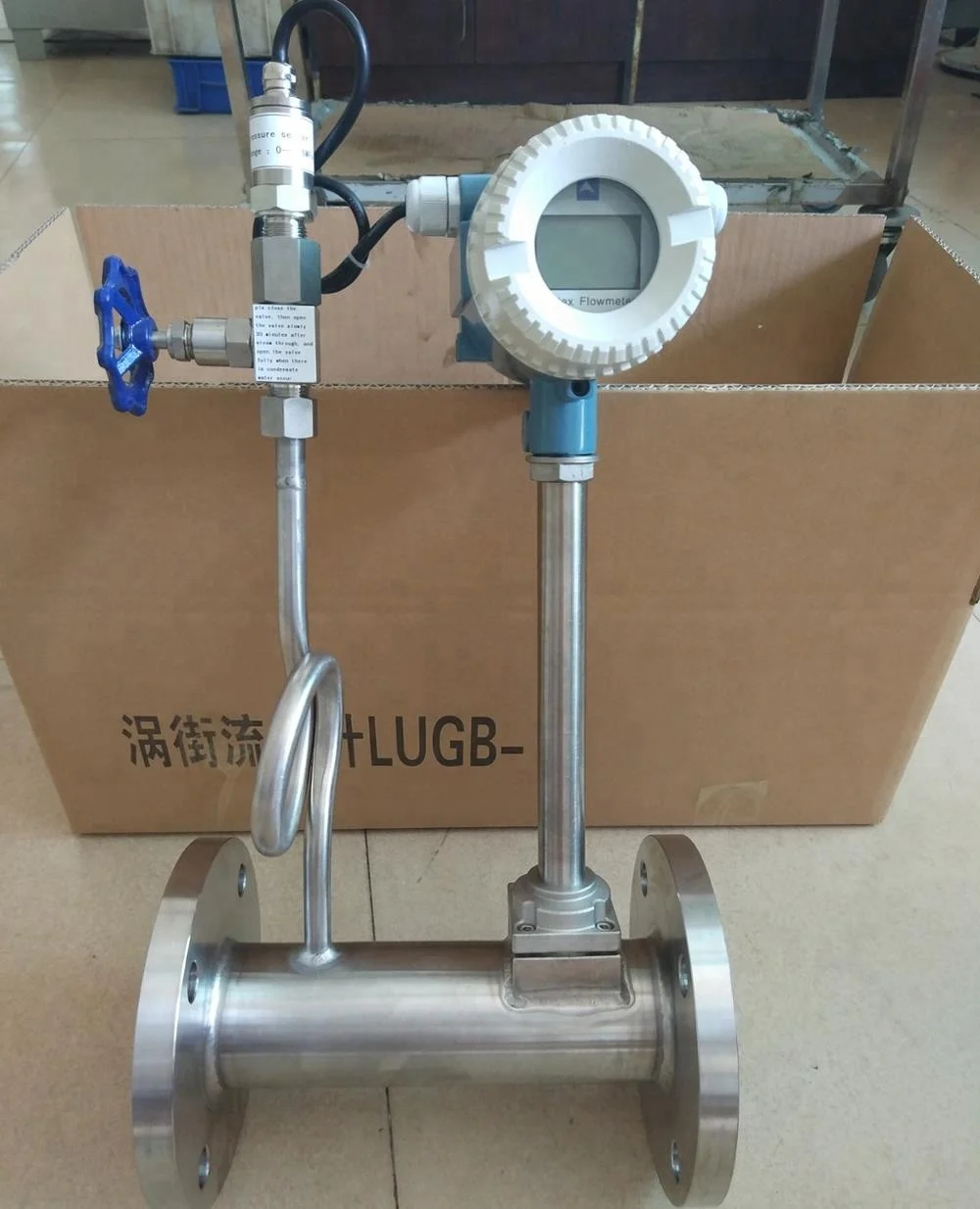 LUGB Stoomstroommeter Vortex Flowmeter Stoomstroommeter Prijs Zuurstof Luchtstroommeter