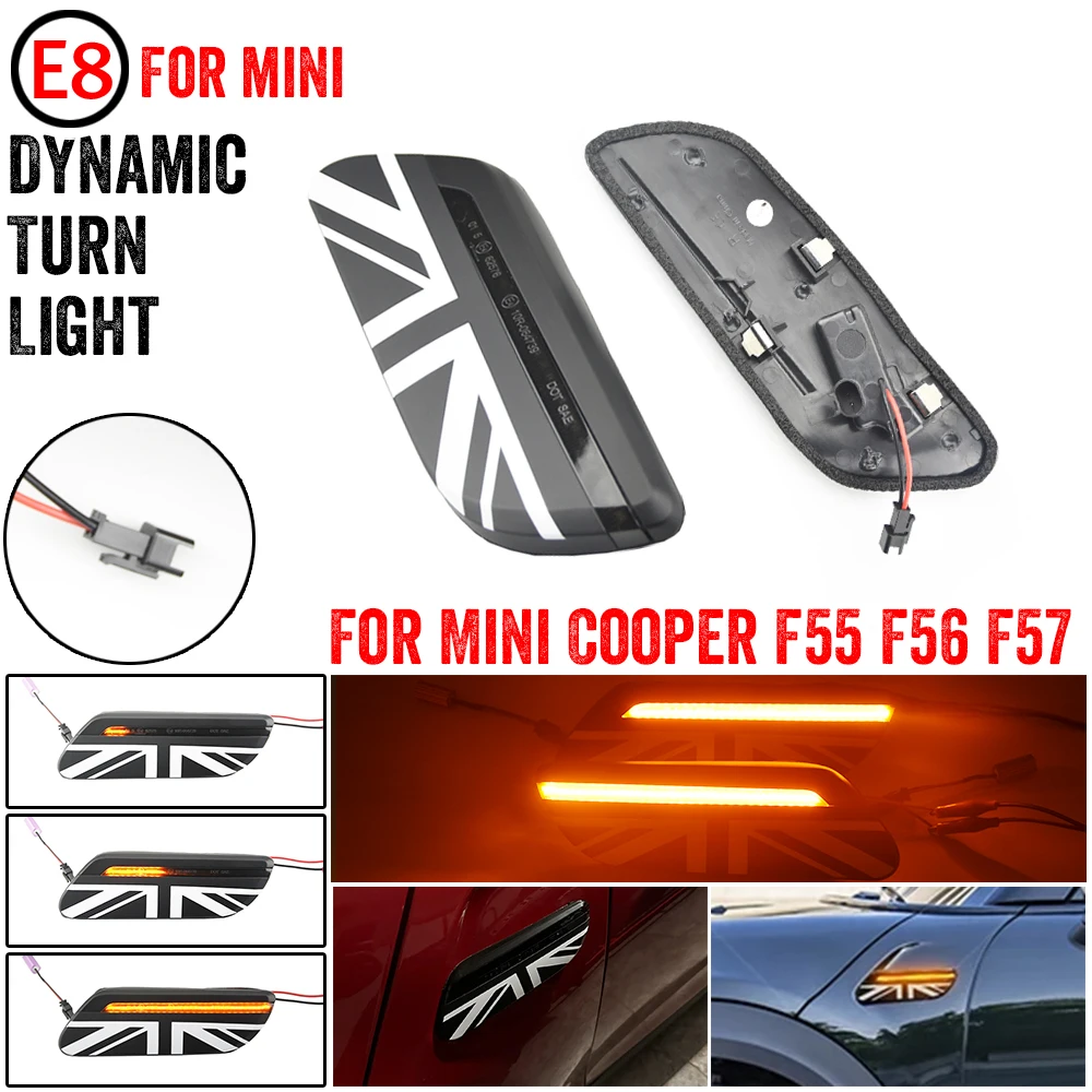 

Автомобильные аксессуары 63179879003 для Mini Cooper F55 LCI2 F56 LCI2 F57 LCI2 светодиодный динамический боковой габаритный фонарь