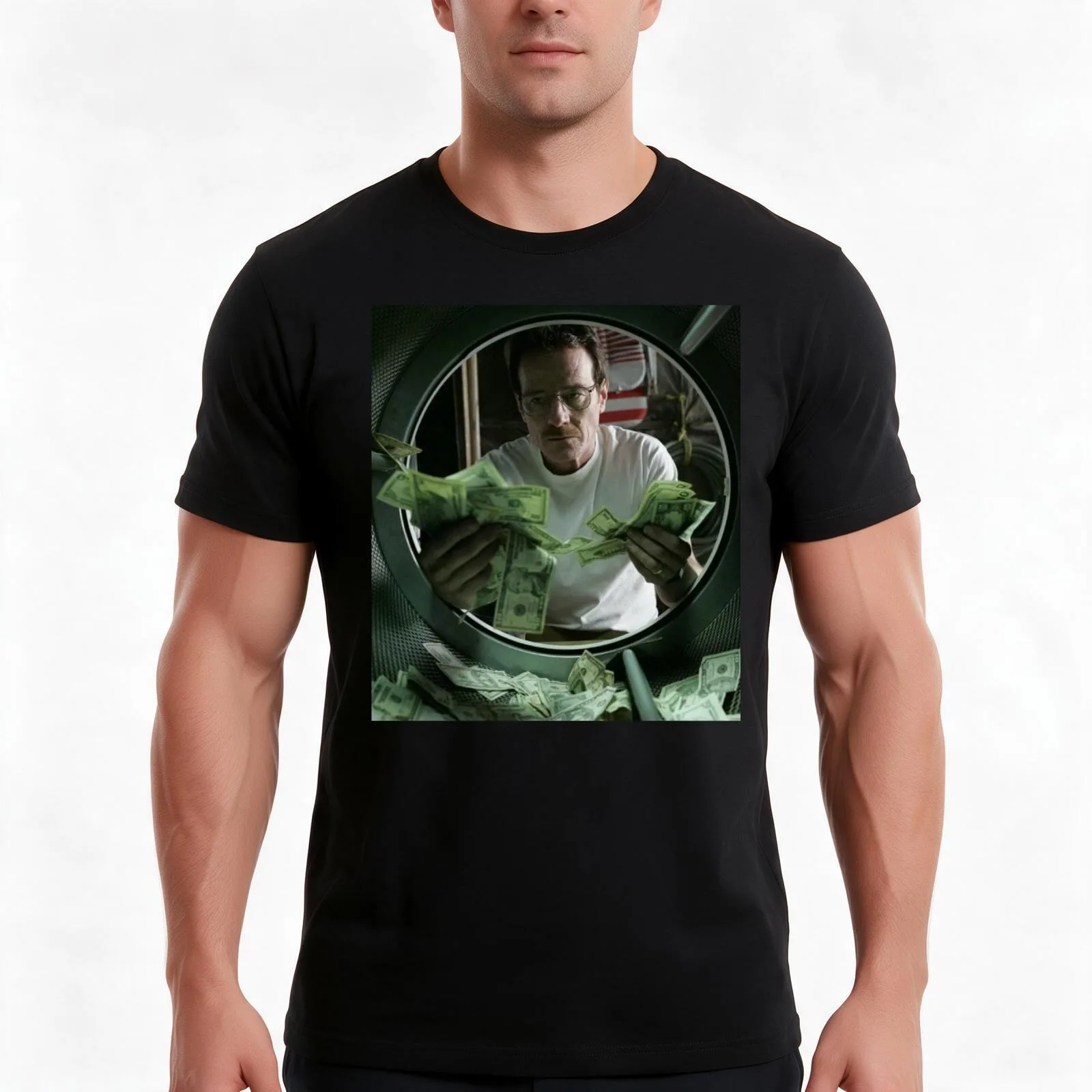 Heisenberg laundry day T-Shirt Summer Casual Cotton Tee Oversized Streetwear Tops Vintage Graphic Print Unisex Men Women