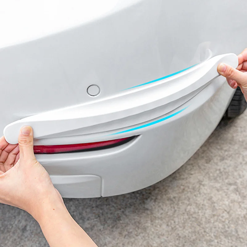 2/4 stücke Auto Stoßstange Schutz Streifen Schutz Ecke Schutz Streifen Scratch Protector Crash Klinge Anti-kollision Auto Zubehör – Detail 4