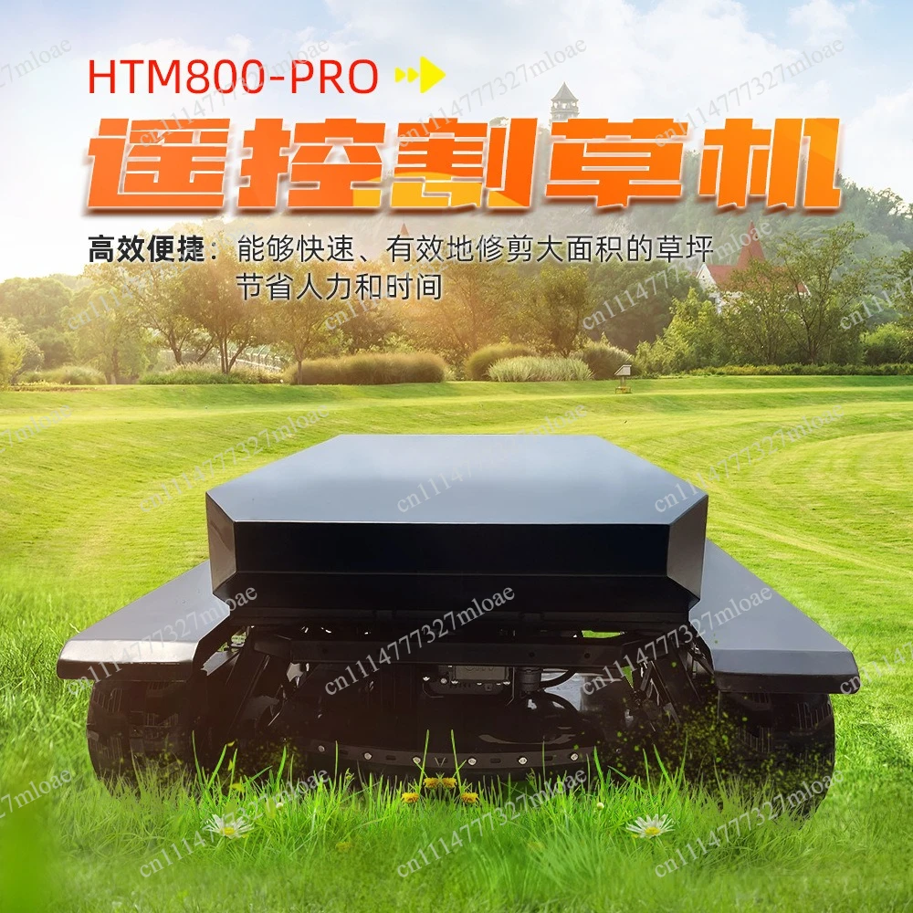 Crawler lawn mower, intelligent remote control lawn mower, river embankment slope lawn mower