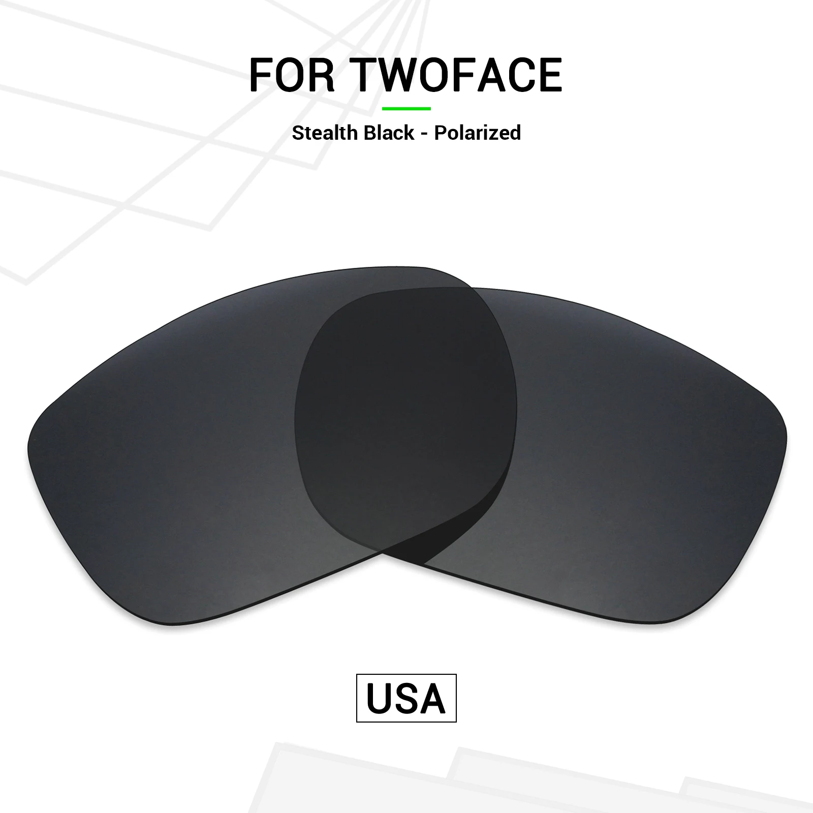 SNARK POLARIZED Replacement Lenses for Oakley TwoFace OO9189 Sunglasses - Multiple Options