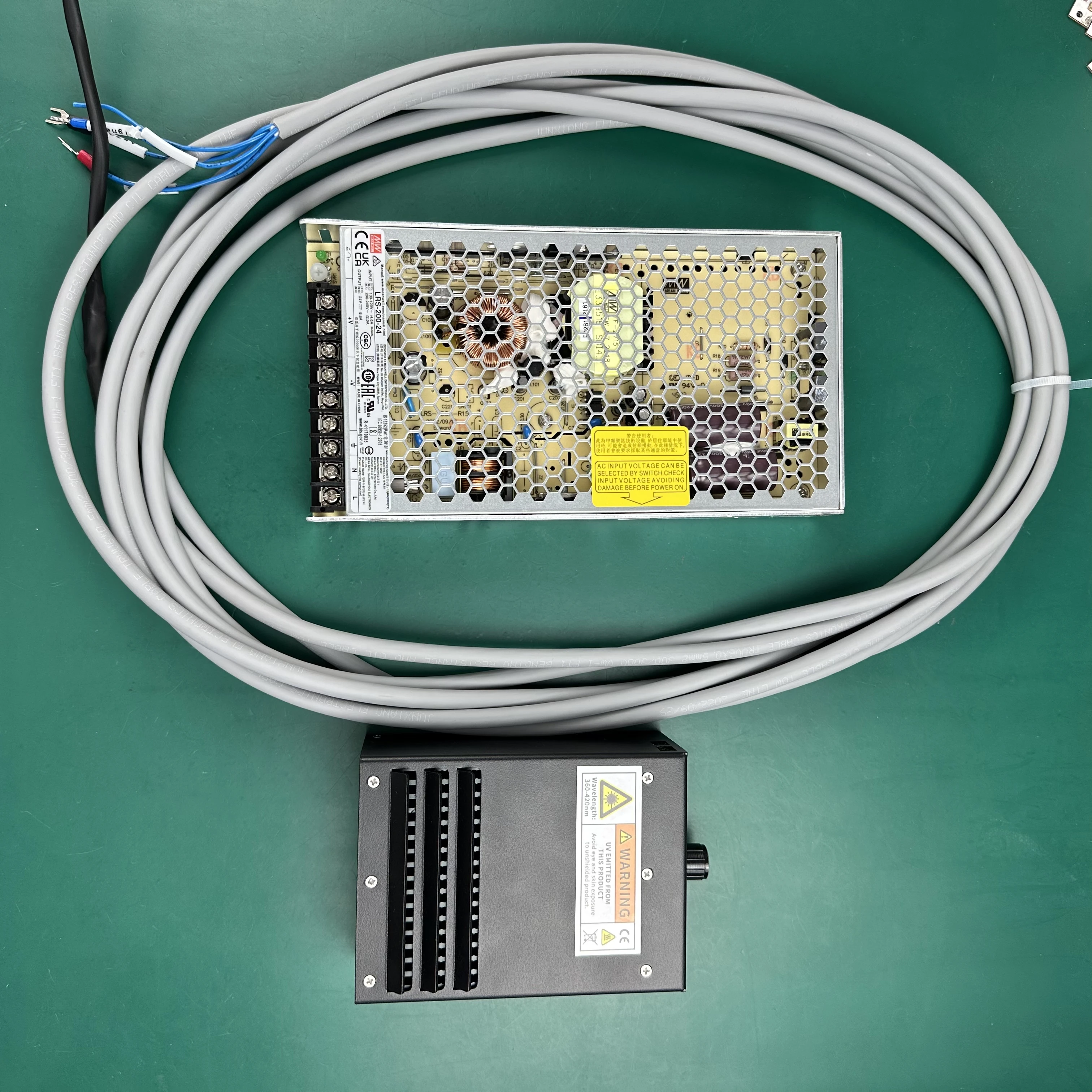 UV LED Curing Lamp 70*20 Area Dry Ink 395nm 200w Fan-cooled UV Flatbed Printer Led Light 11W/cm^2 Lampe Uv Led