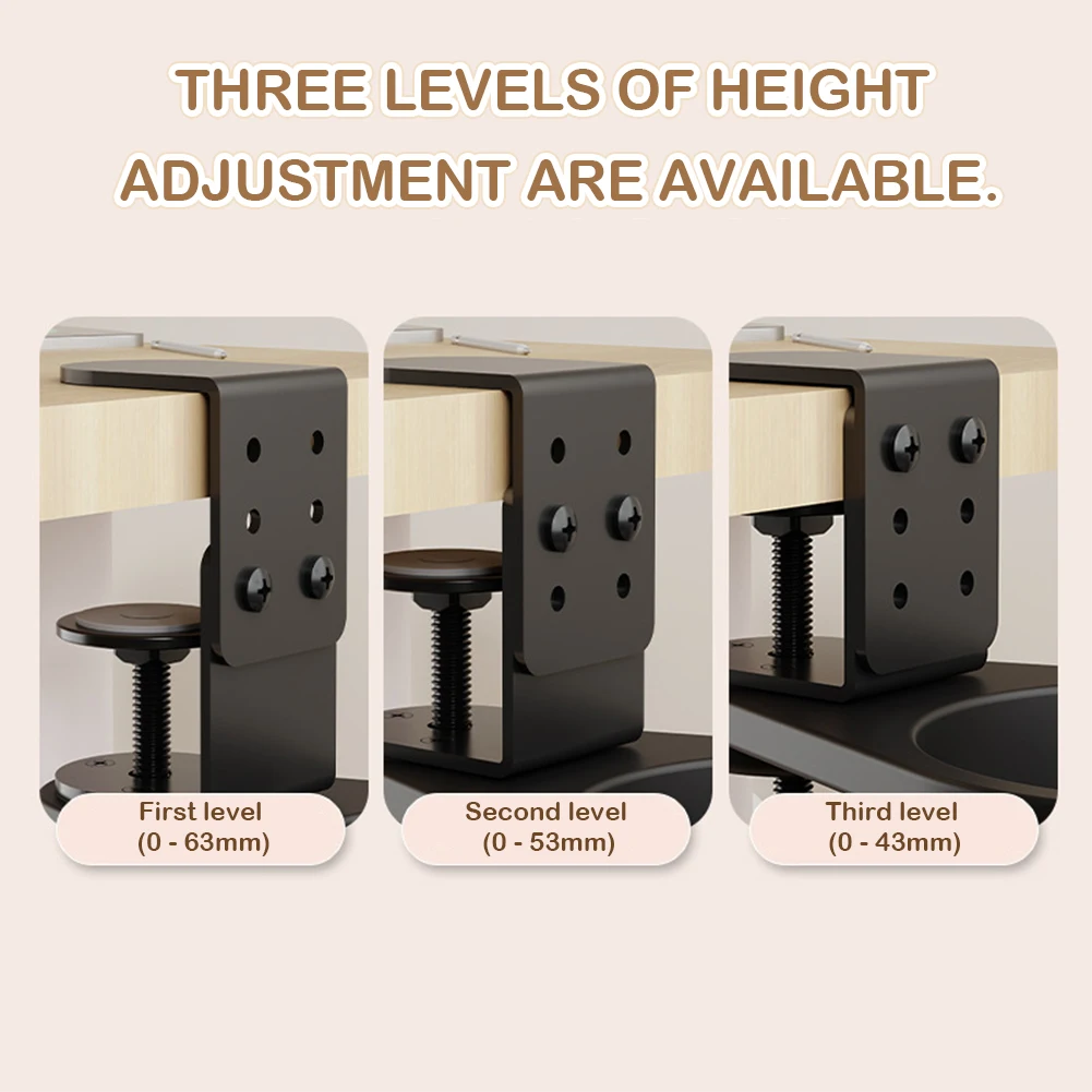 Suporte de copo de mesa rotativo sem perfuração universal ajustável atualizado braço braçadeira suporte para canecas de café garrafas de água garrafa isolada