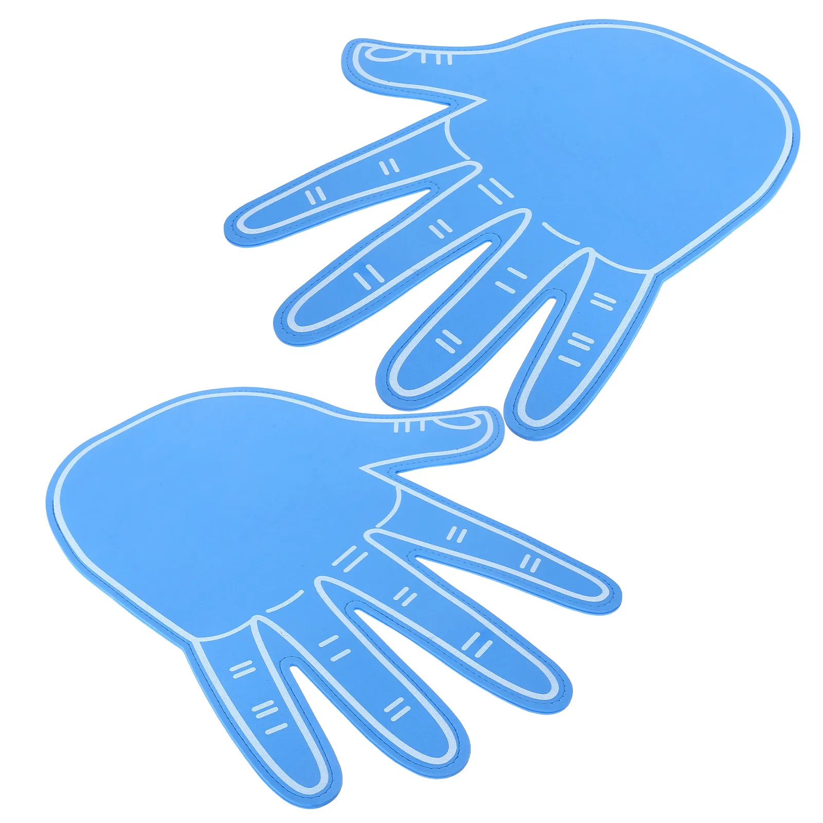 Foam Cheerleading Finger Gloves 2 Piece Lightweight Team Spirit Props for Stadium Concert Party Fans