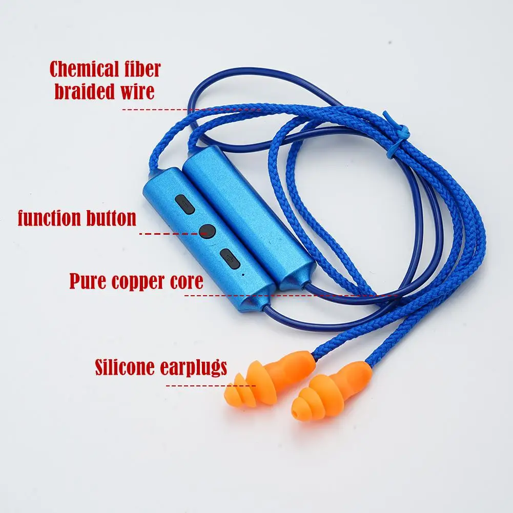 Ear Plugs Bluetooth-compatible Headset For Work Noise Suppression Hearing Protection Construction Sites Noisy Places