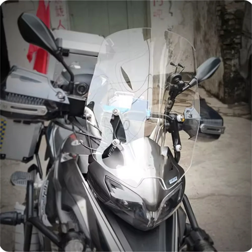 

High quality windshield For Benelli TRK251 windshield modification raising the front windshield and widening the rain shield