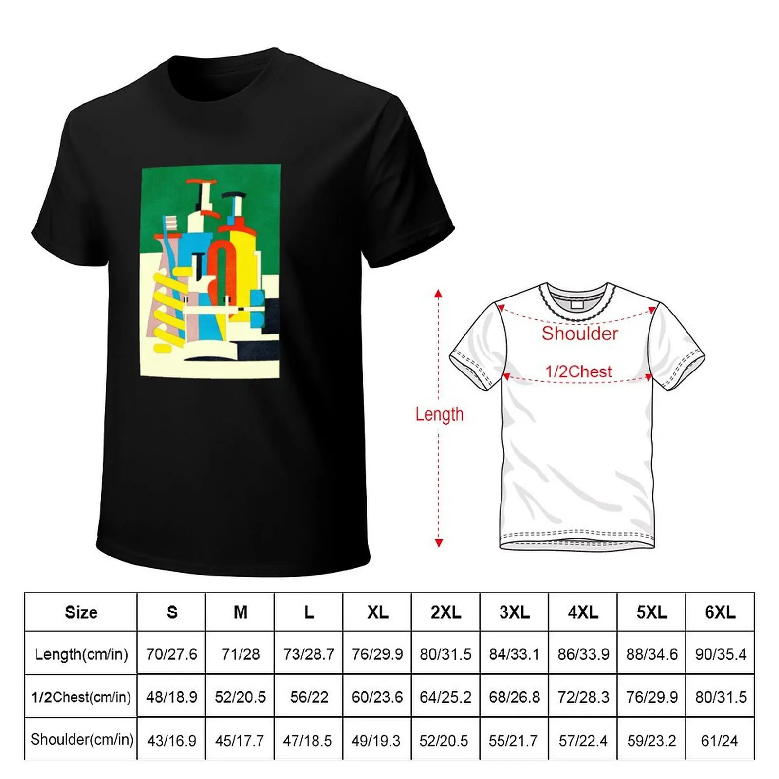 Brush and paste T-Shirt anime t shirts oversize T-Shirt