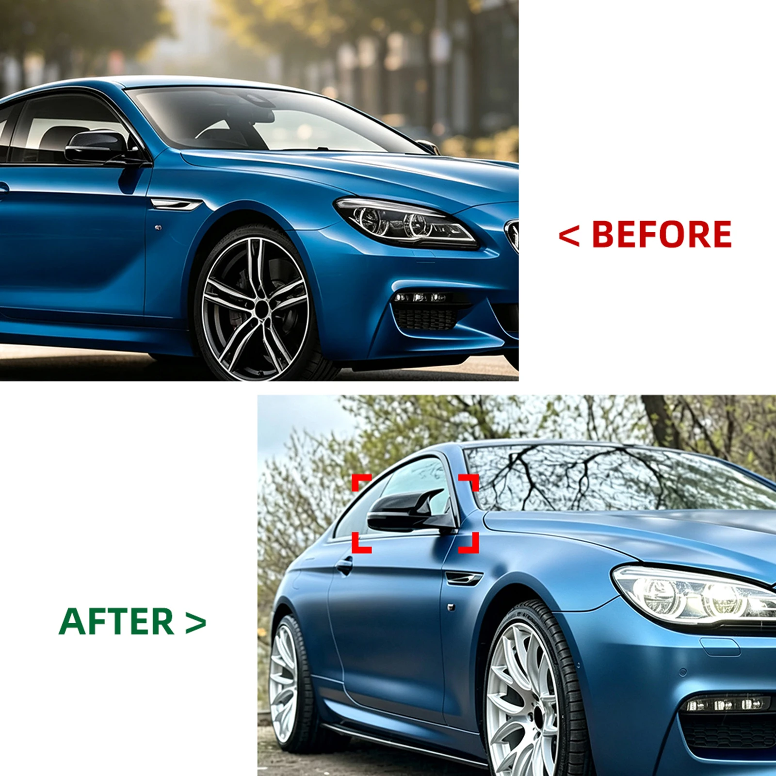 Rearview Mirror Cover Cap Clip On For BMW 5 Series E60 E61 6 Series E63 E64 F06 F12 7 Series F01 F02 Side Wing Rear View Shell