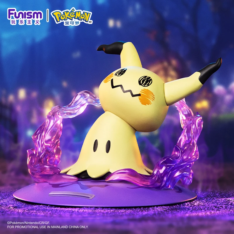 Funismo pokemon anime modelo periférico mimikyu figura decoração de mesa ornamentos brinquedos das crianças presente aniversário
